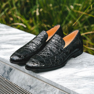 ROMA Crocodile Penny Loafer