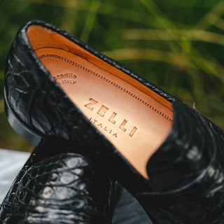 ROMA Crocodile Penny Loafer