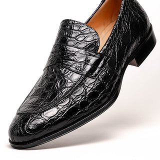 ROMA Crocodile Penny Loafer