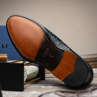 ROMA Crocodile Penny Loafer