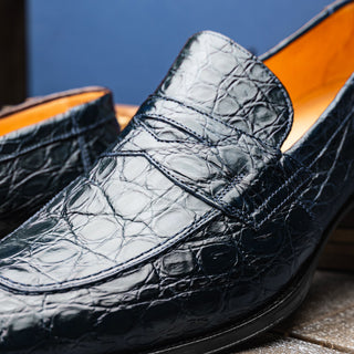 ROMA Crocodile Penny Loafer