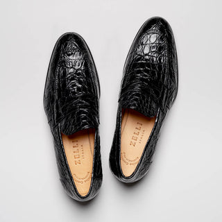 ROMA Crocodile Penny Loafer