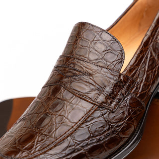 ROMA Crocodile Penny Loafer