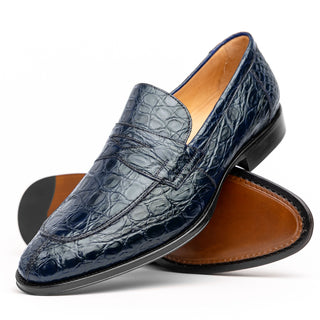ROMA Crocodile Penny Loafer