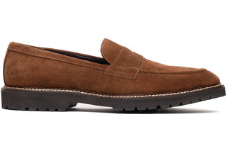 ROMA Italian Suede Penny Loafers