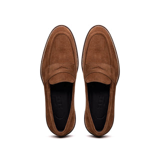ROMA Italian Suede Penny Loafers