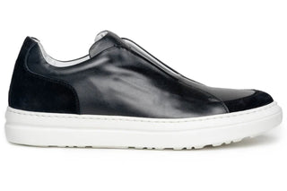 Zelli Spettacolare Italian Pebble Grain Calfskin Sneakers