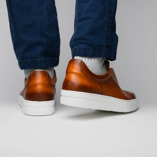 SPETTACOLARE Italian Pebble Grain Calfskin Sneakers