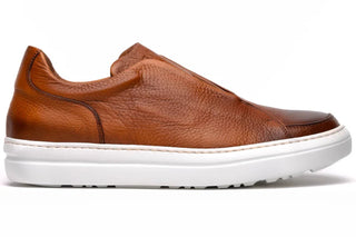 Zelli Spettacolare Italian Pebble Grain Calfskin Sneakers