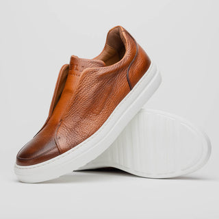 SPETTACOLARE Italian Pebble Grain Calfskin Sneakers