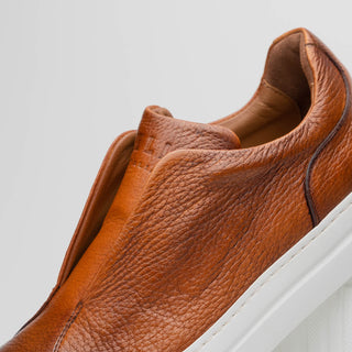 SPETTACOLARE Italian Pebble Grain Calfskin Sneakers