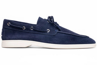 Zelli Venice Italian Sueded Calfskin Boat Shoe