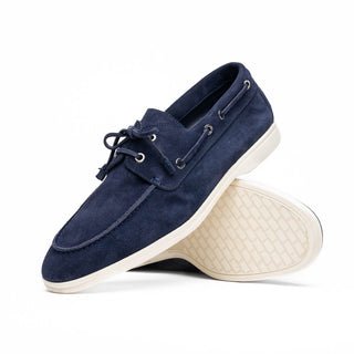 VENICE Italian Sueded Goatskin Boat Shoes