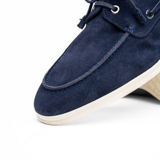 VENICE Italian Sueded Goatskin Boat Shoes