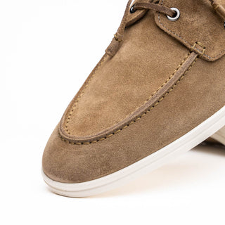 VENICE Italian Sueded Goatskin Boat Shoes