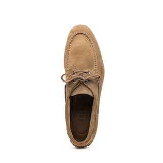 VENICE Italian Sueded Goatskin Boat Shoes