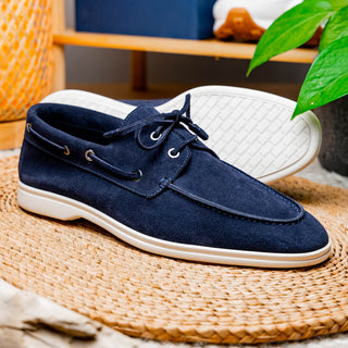 VENICE Italian Sueded Goatskin Boat Shoes