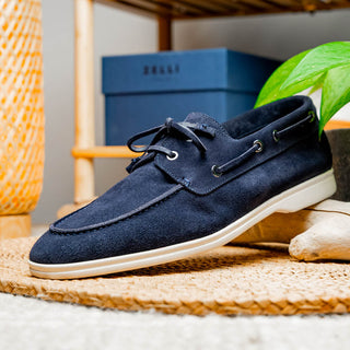 VENICE Italian Sueded Goatskin Boat Shoes