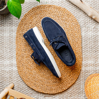 VENICE Italian Sueded Goatskin Boat Shoes