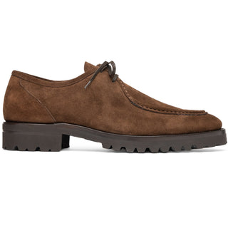 26-303-CHO WALLABY Suede Lace Up, Chocolate