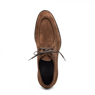 26-303-CHO WALLABY Suede Lace Up, Chocolate