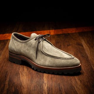 26-303-SGE WALLABY Suede Lace Up, Sage