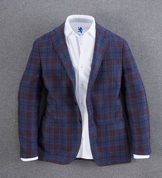 Patrick James Plaid Wool Sport Coat