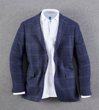 Patrick James Plaid Wool/Cashmere Sport Coat