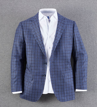 Patrick James Check Soft Coat