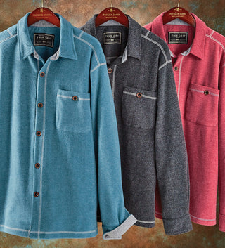 True Grit Melange Fleece Big Shirt