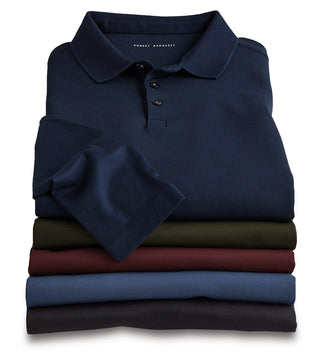 Robert Barakett Georgia Long Sleeve Polo