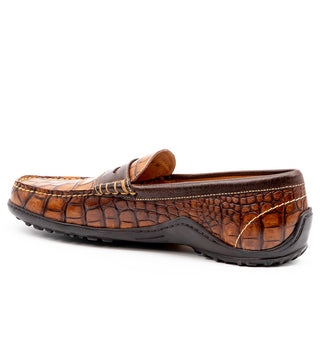 Martin Dingman Bill Alligator-Grain Loafers