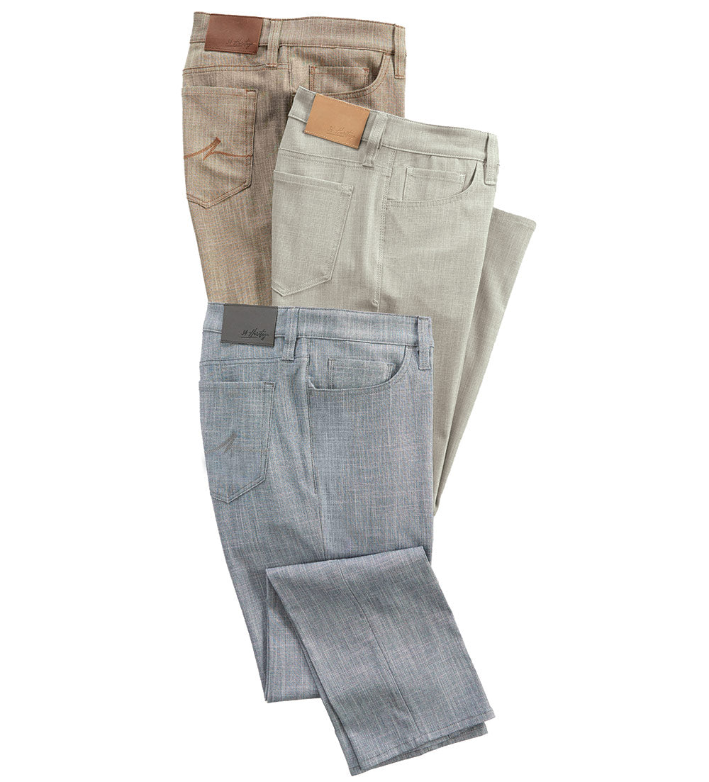 34 Heritage Charisma Relaxed Twill Jeans - Shark - Nowells Clothiers
