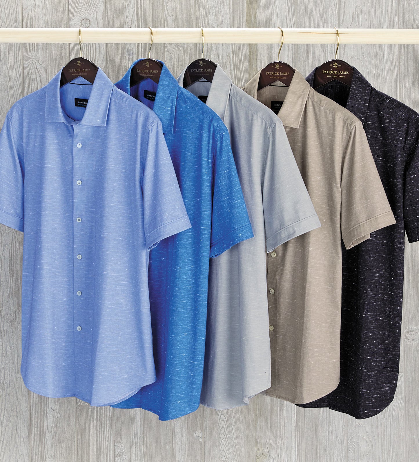 Solid Striated – James Bugatchi Patrick Knit Shirt