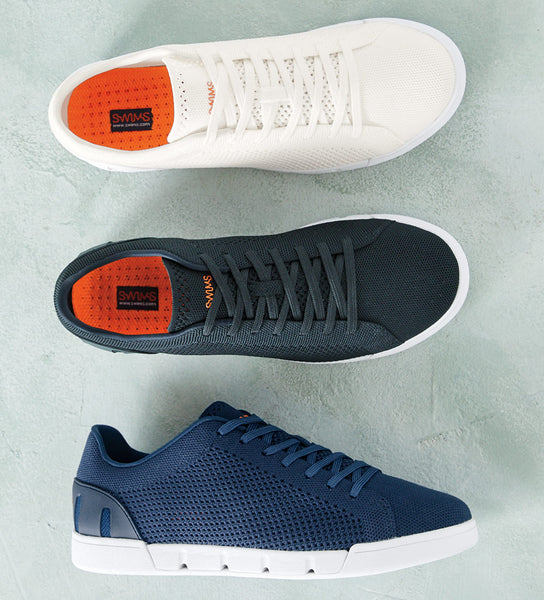 Swims Knit Tennis Sneakers Patrick James