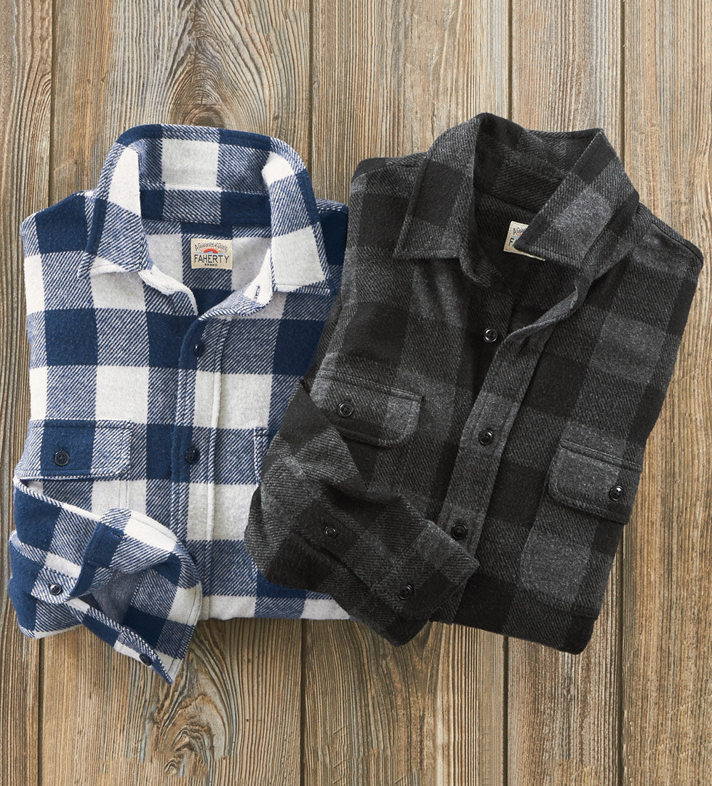 Faherty Buffalo Check Legend Sweater Shirt – Patrick James