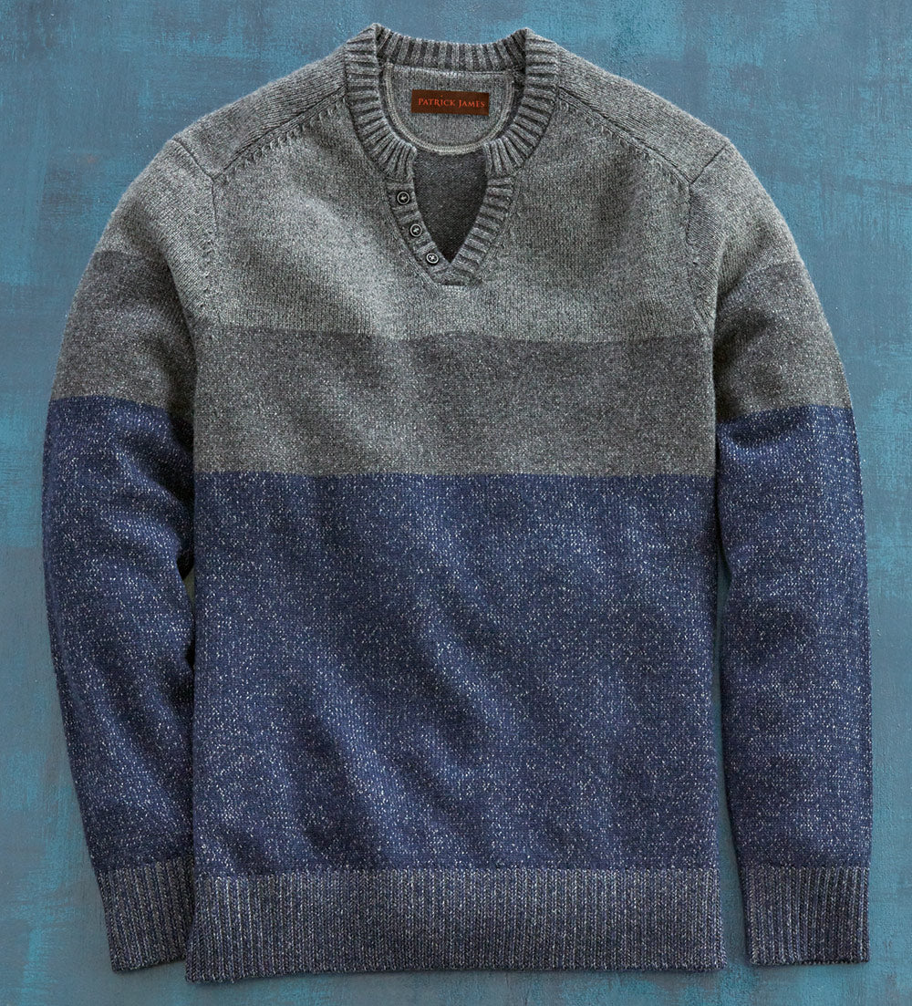 Patrick James Vanise Stripe Venley Sweater