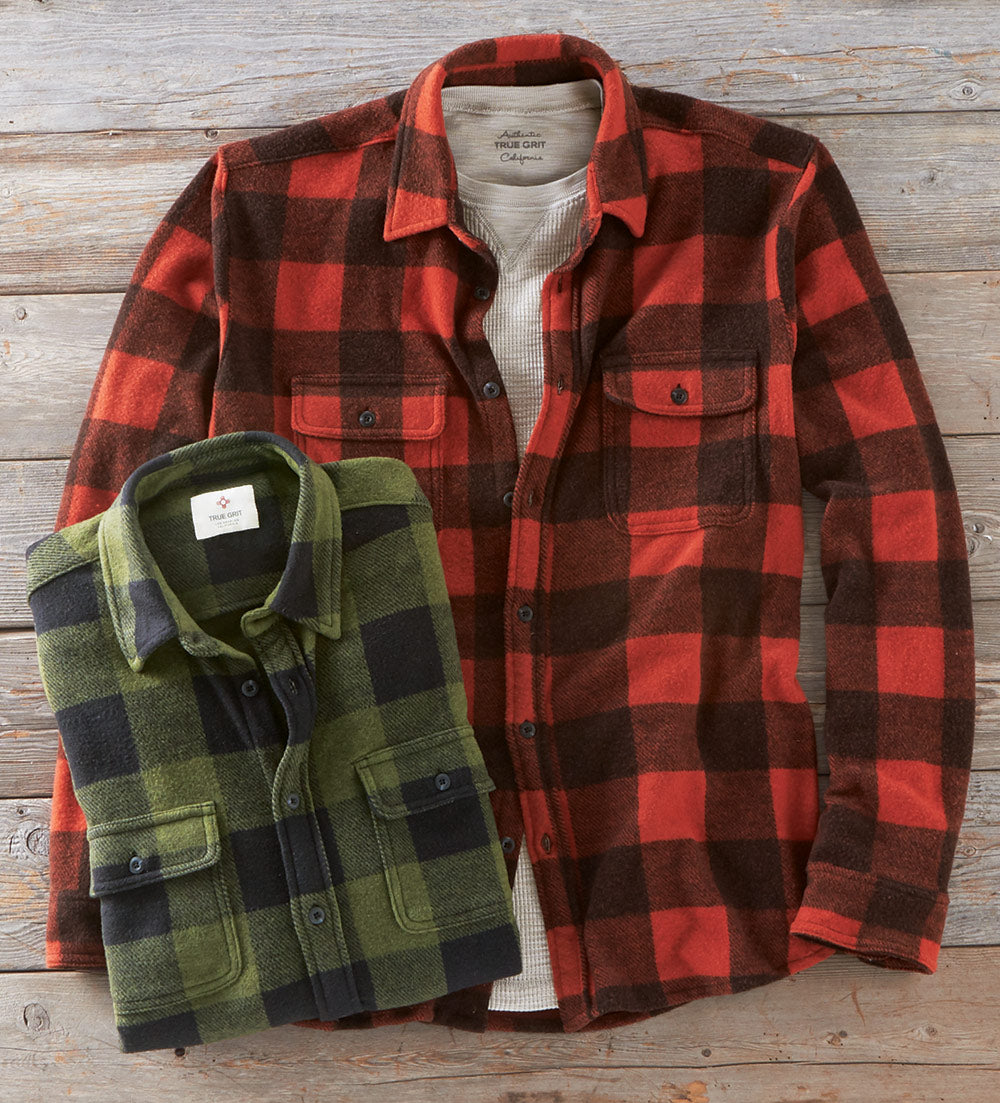 Red Flannel Shirt Jacket J Crew Buffalo Check Flannel Men's Sherpa