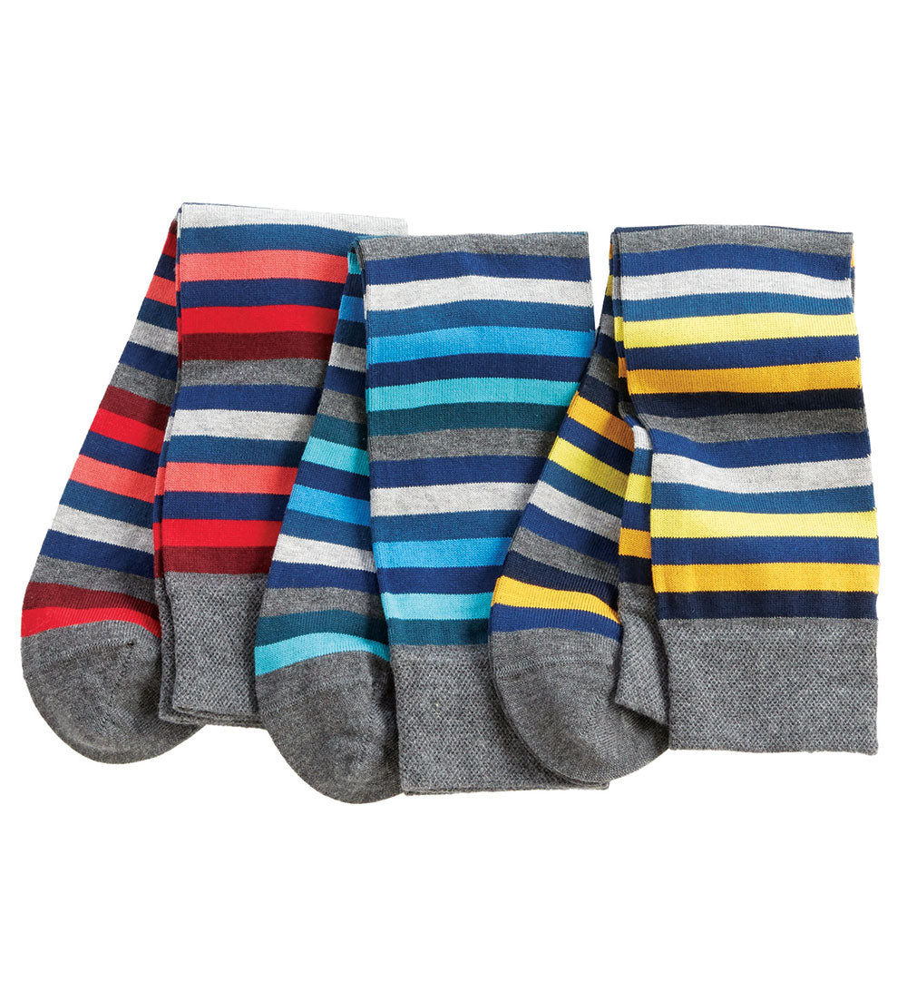 Marcoliani Rainbow Stripe Anklet Socks