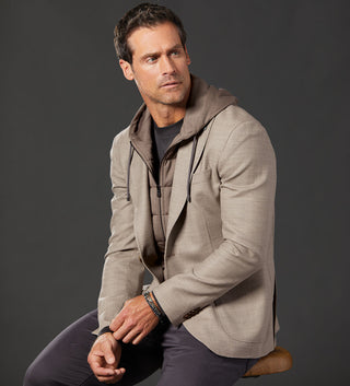 Patrick James Sport Coat with Hoodie