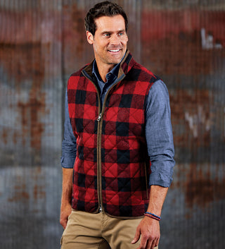 Peter Millar Buffalo Check Quilt Jacket