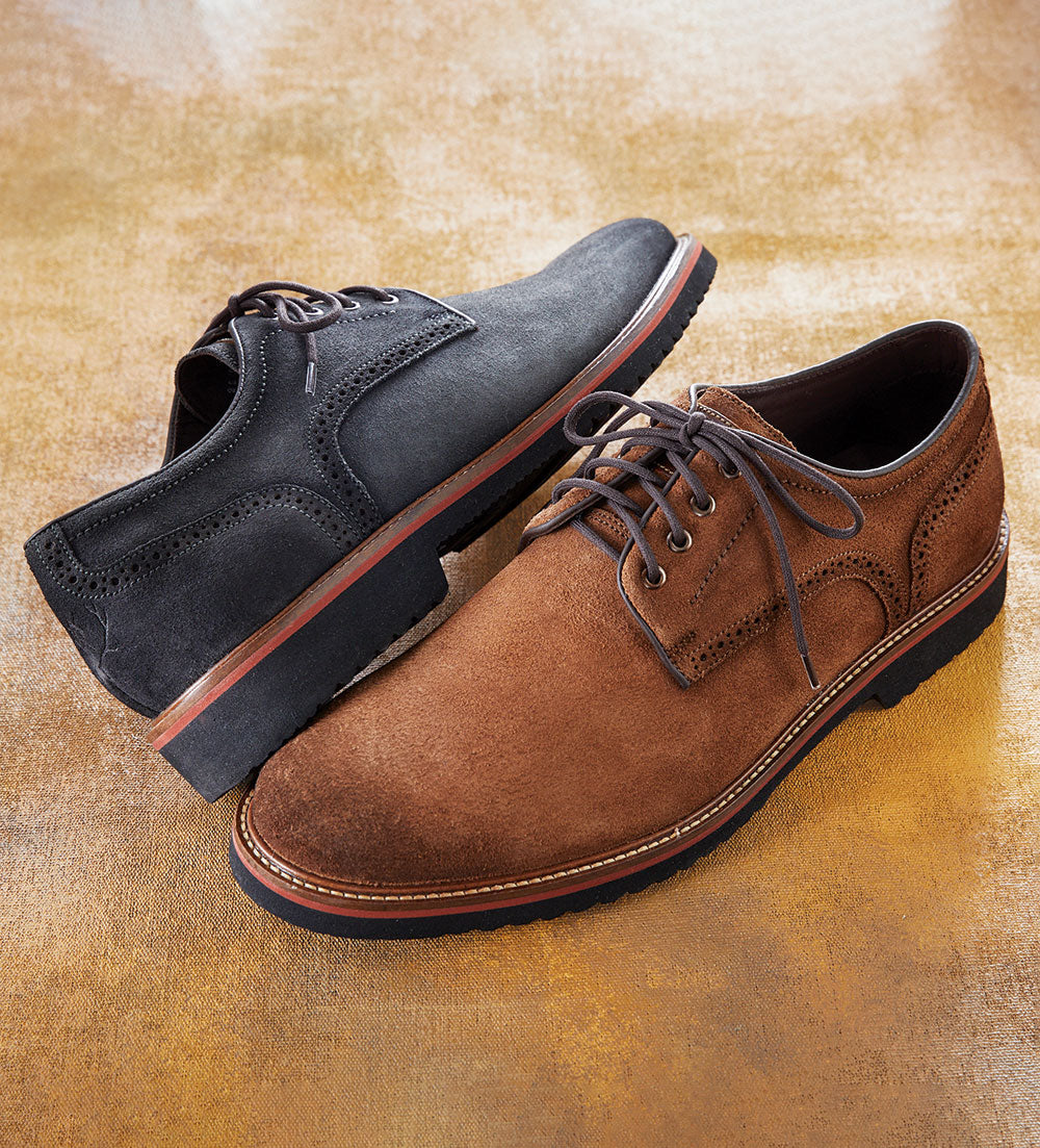 Martin Dingman Liverpool Suede Shoes - French Roast