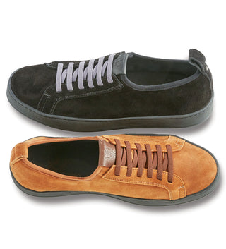 Martin Dingman Signature Suede Sneakers - Tobacco