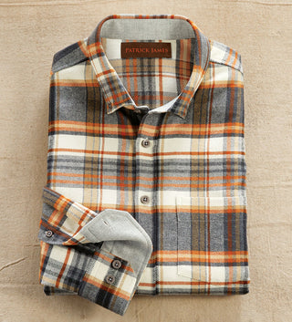 Patrick James Plaid Flannel Long Sleeve Shirt