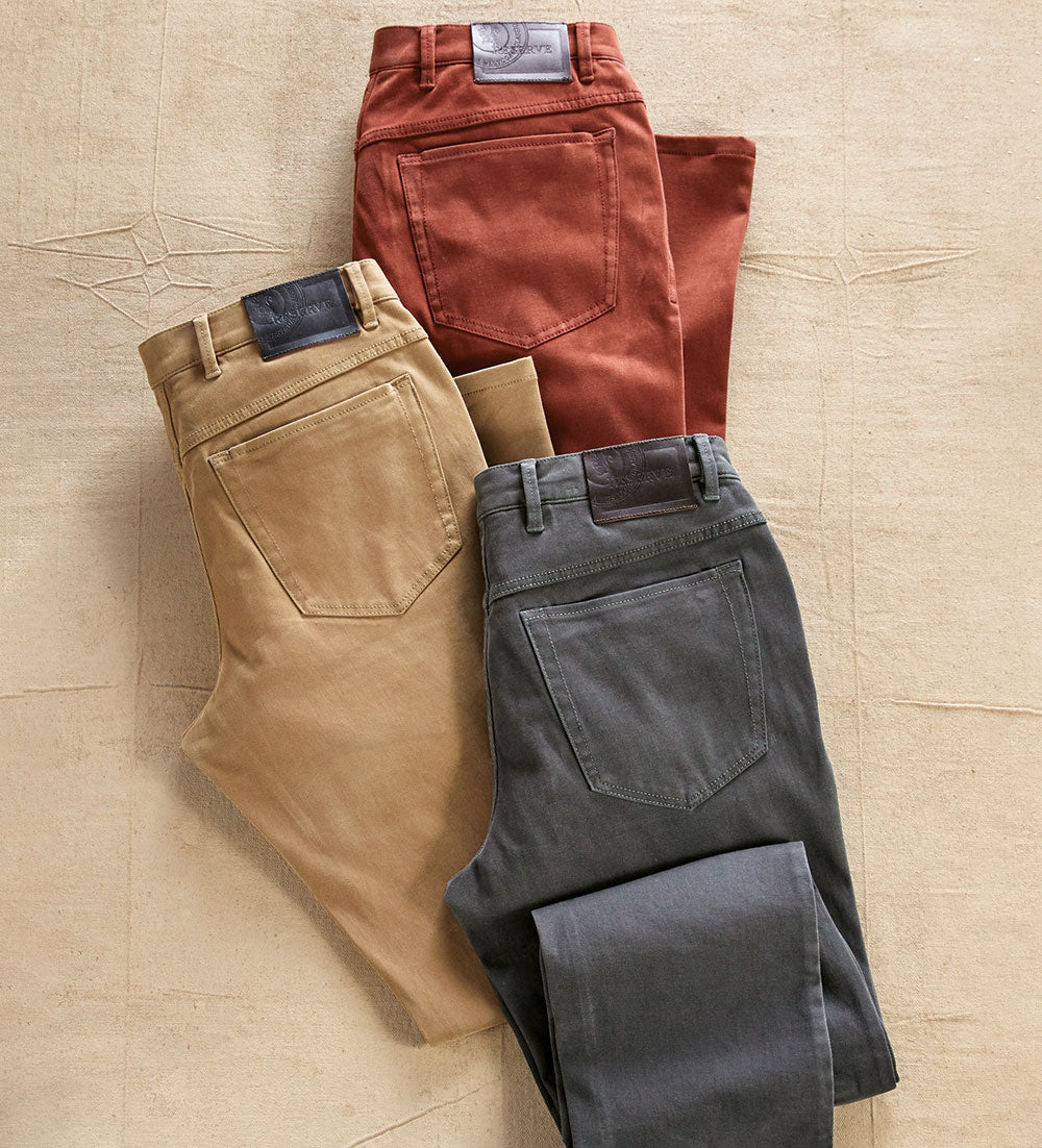 Reserve Peach Twill Jeans Patrick James