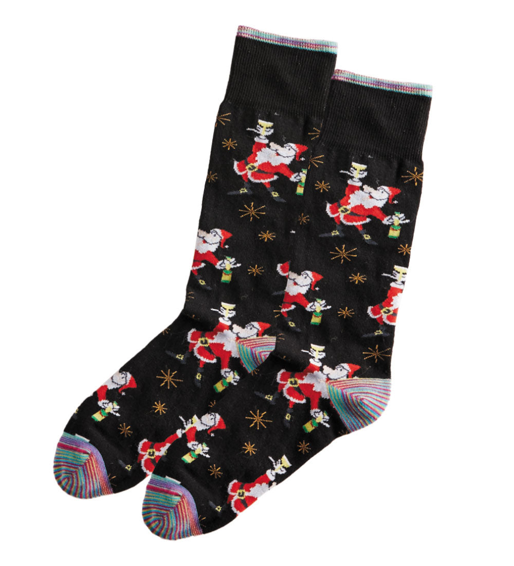 Robert Graham Albedo Santa Finally Celebrating Anklet Socks
