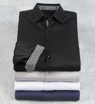 Patrick James Solid Sateen Shirt