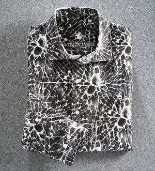 Patrick James Shattered Glass Long Sleeve Sport Shirt