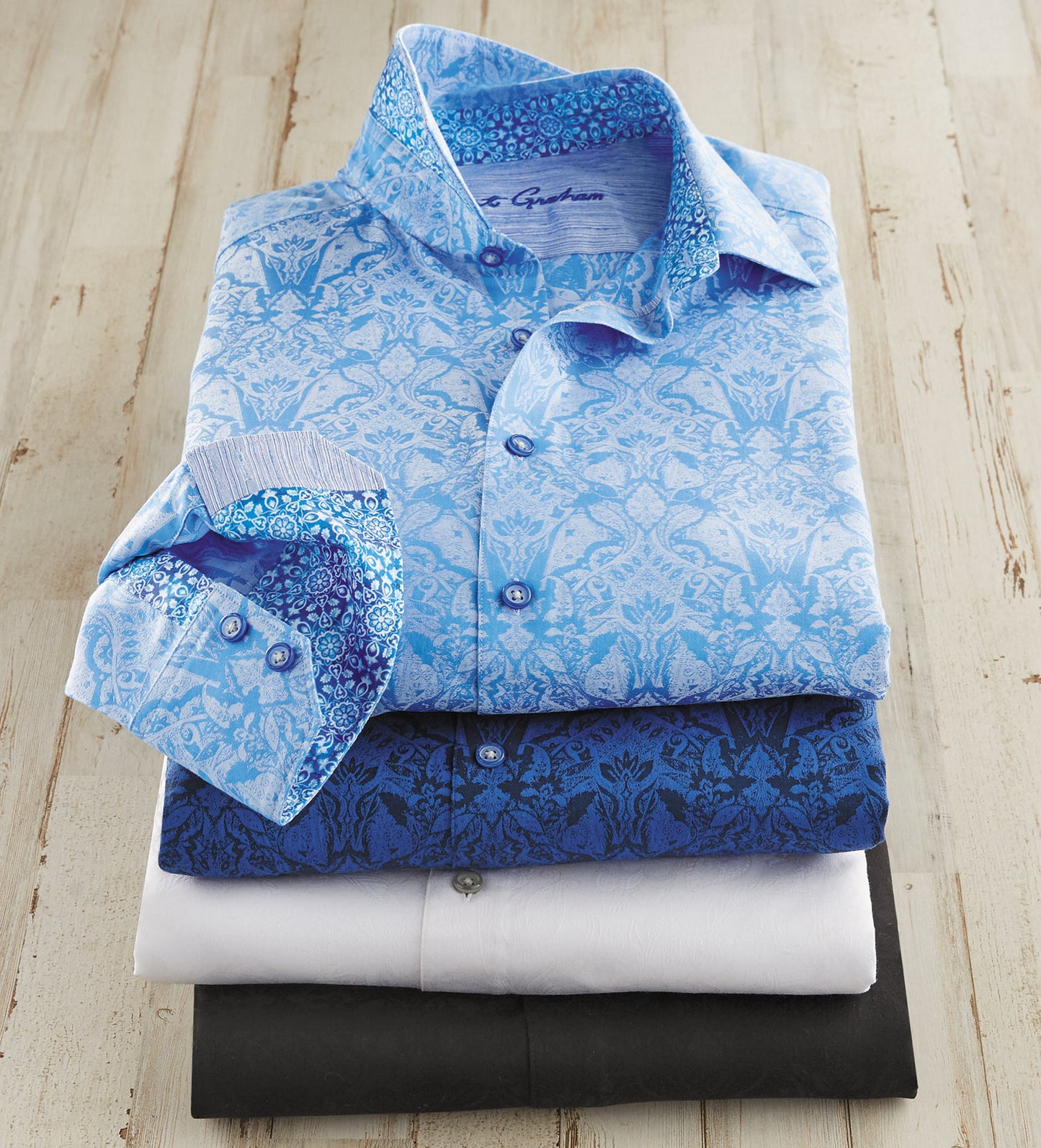 Robert Graham Highland Long Sleeve Jacquard Shirt