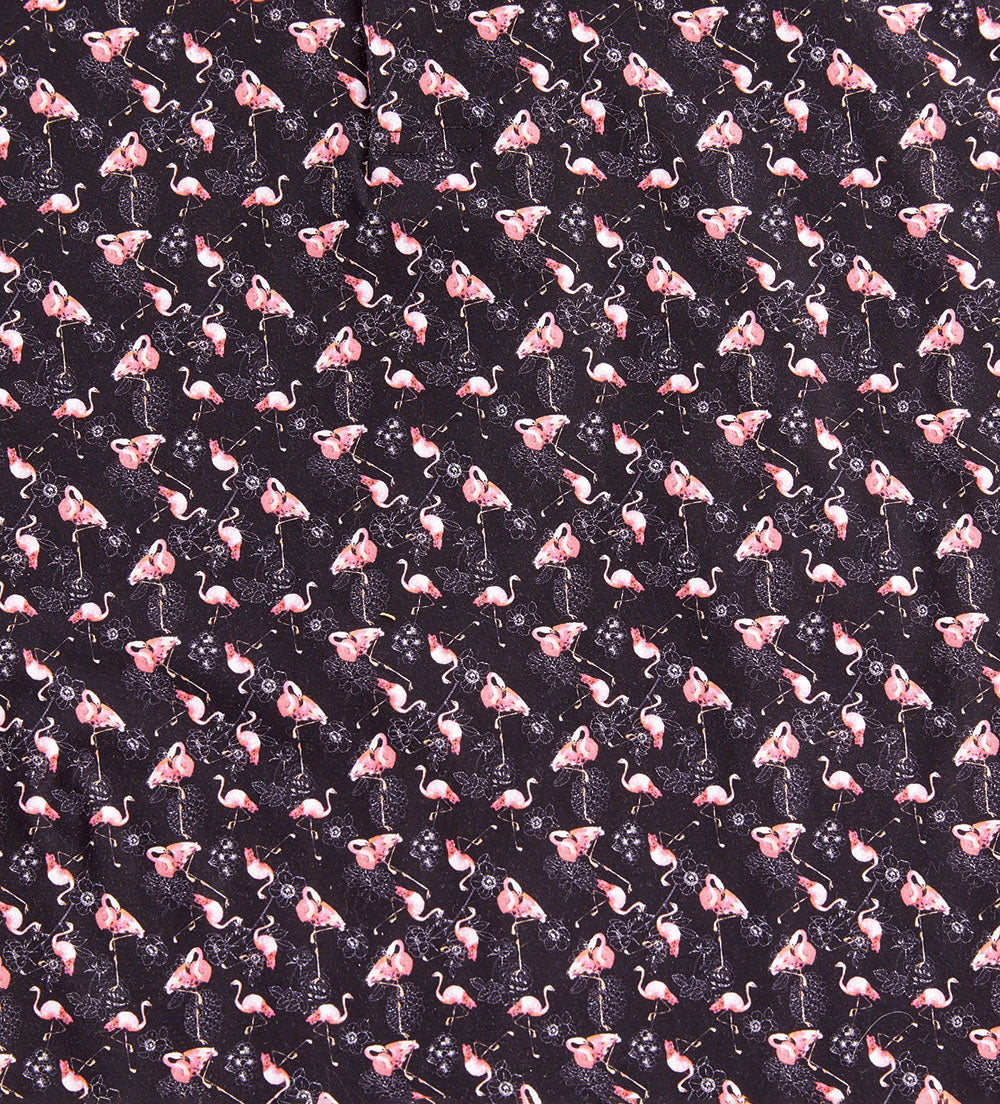 Bugatchi Flamingo Short Sleeve Polo Shirt